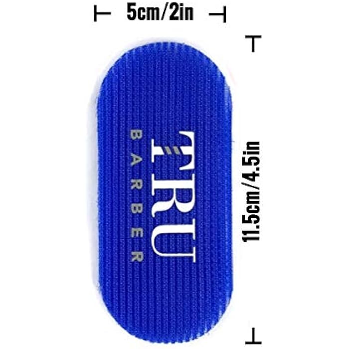 TRU BARBER Hair Grippers Bundle Pack, 6 pieces for Men and Women - Salon and Barber, Hair Clips for Styling, Sectioning, Cutting and Coloring, Nonslip Grips, Hair holder (Blue) - Image 2